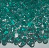 25 grams of 3x7mm Teal Lined Crystal Farfalle Seed Beads